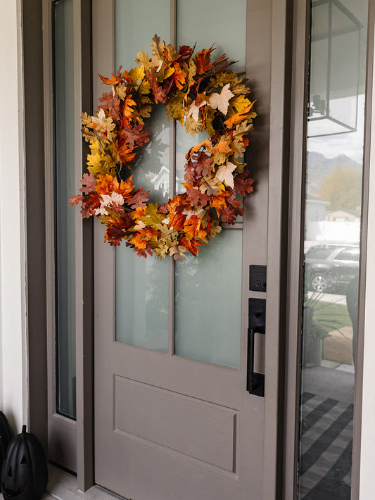 Maple/Oak Leaf Wreath - 32"
