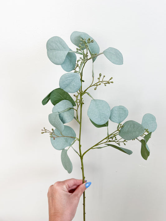 Blooming Eucalyptus Spray 23.5"
