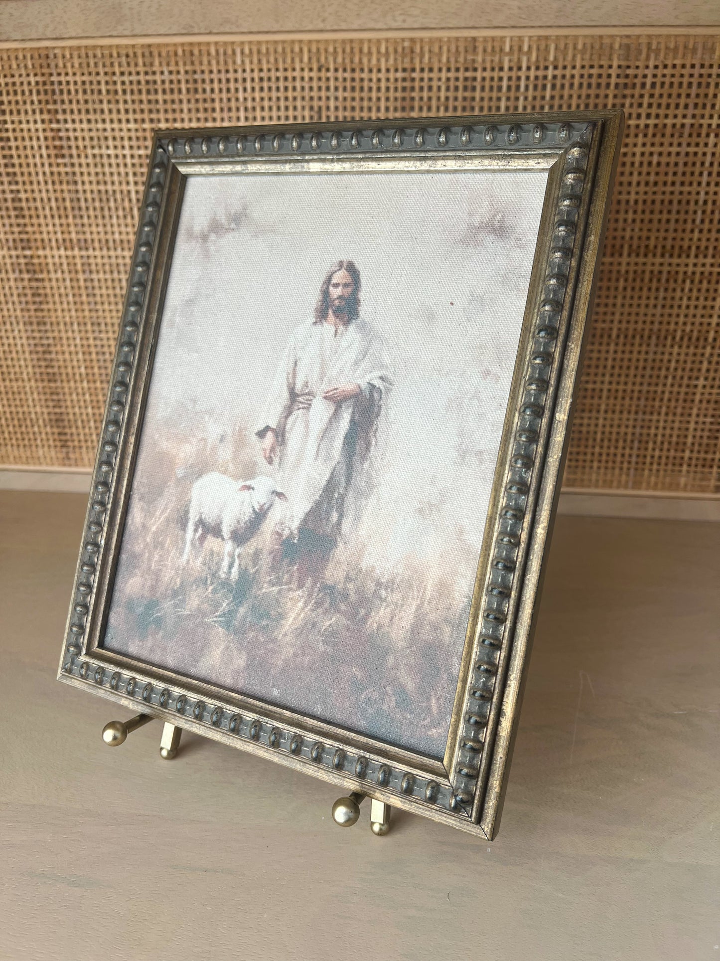 Christ with Lamb Canvas Art