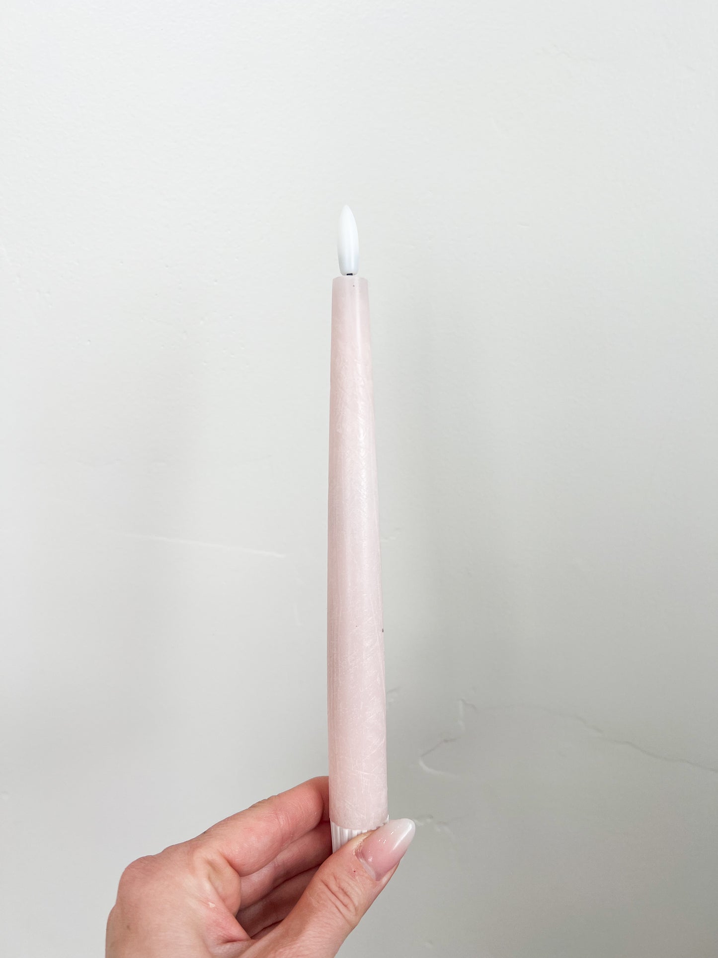 Flameless Taper Candle, medium - Set of 2 - 4 Colors