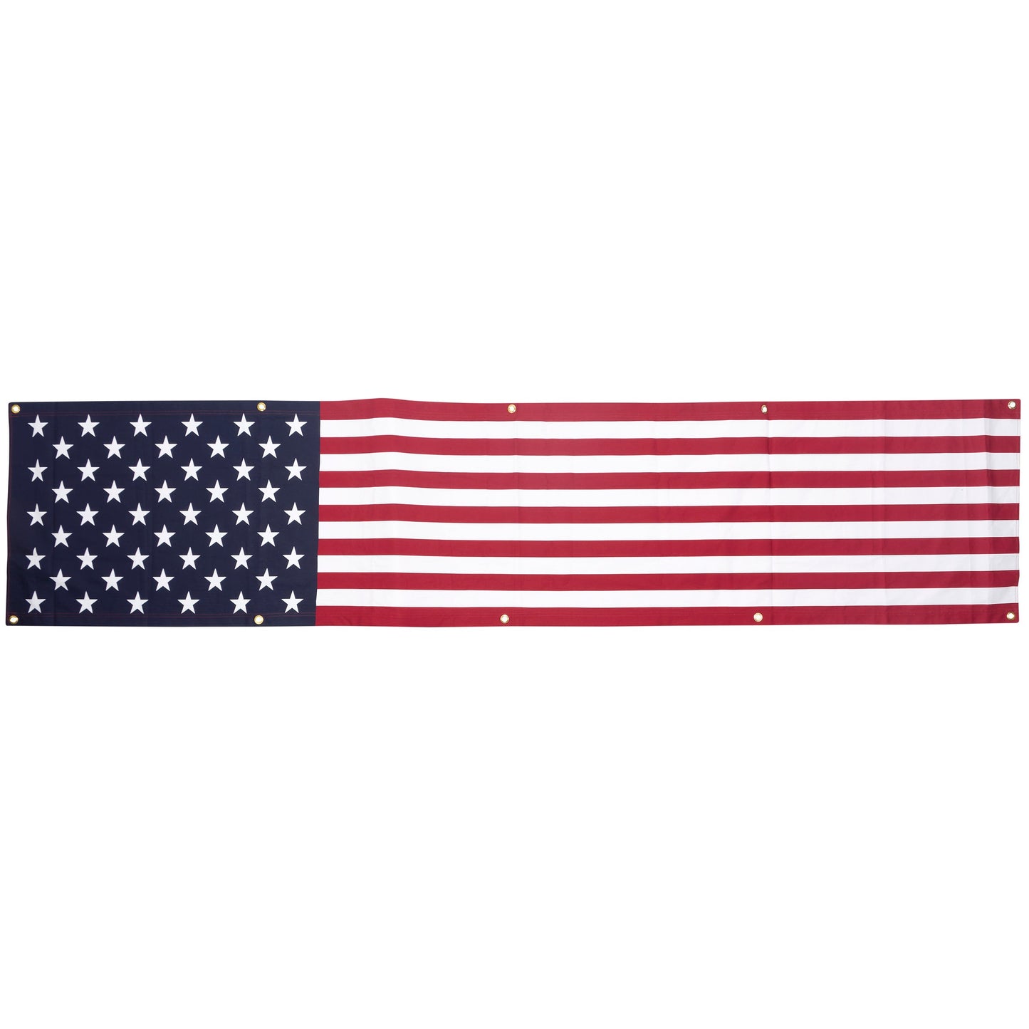 American Flag Banner - Grommets horizonal and vertical
