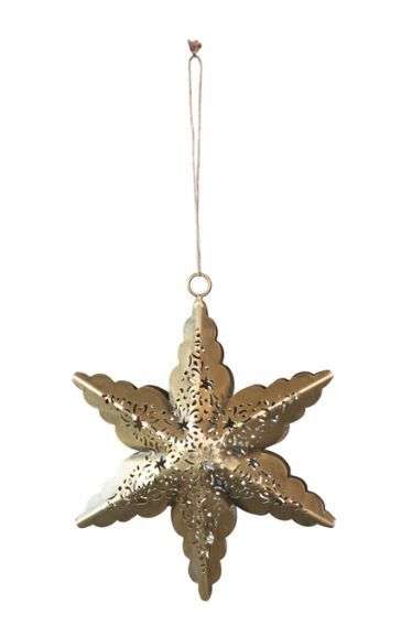Star Ornament Antique Brass Finish