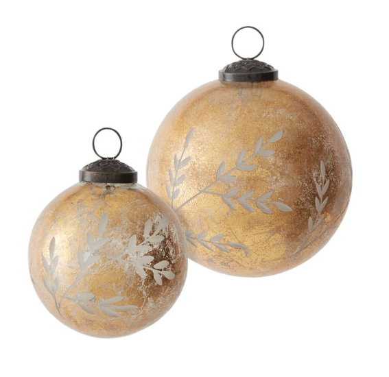 Gold Leaf Ornament