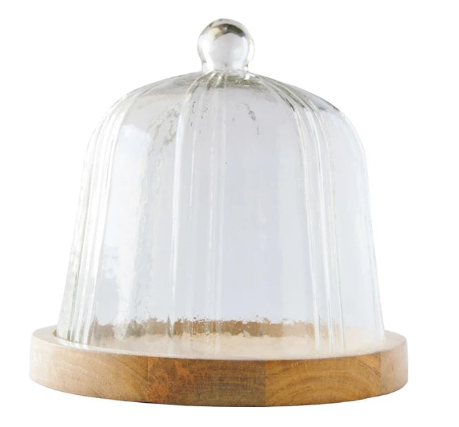 Glass Pleated Cloche