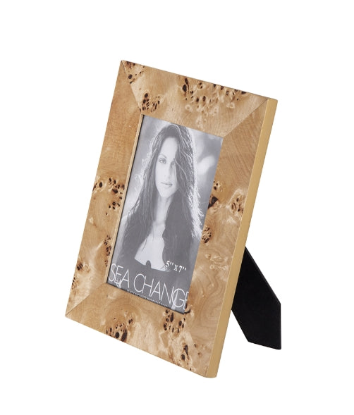 Burl Wood Photo Frame