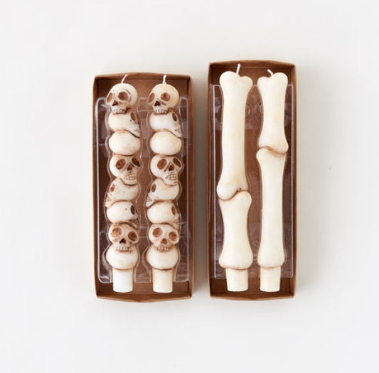 Stacked Halloween Candles - Set of 2 - 2 Styles