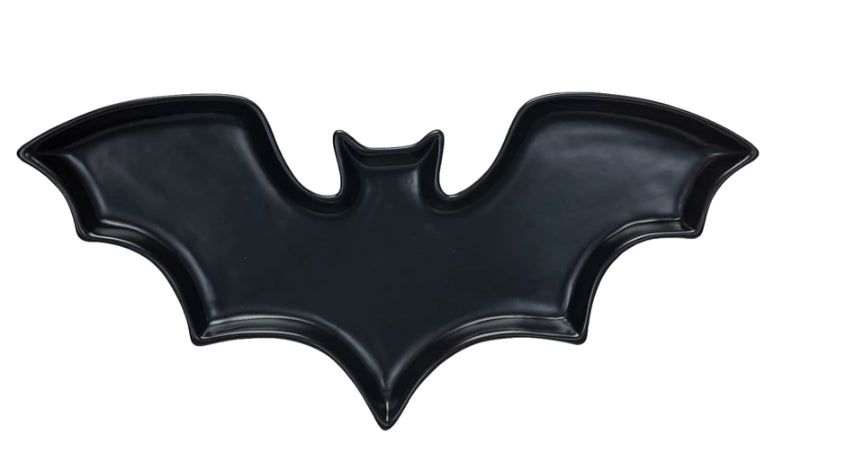 Matte Black Bat Dish
