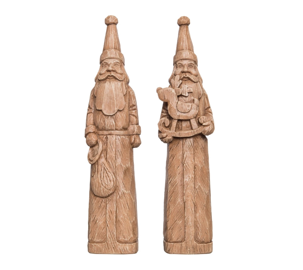 Wood Cut Saint Nick - 2 Styles