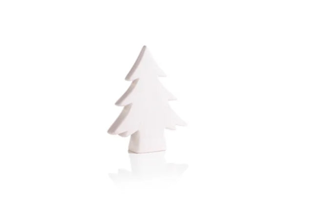 Teton White Ceramic Tree - 3 Sizes