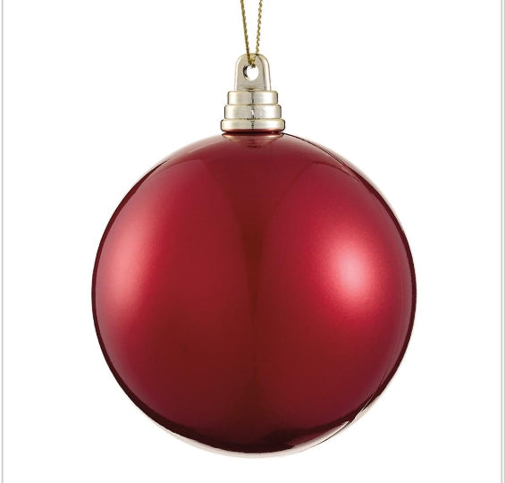Pearlized Red Ornament - 3 Sizes - Available for Shipping*