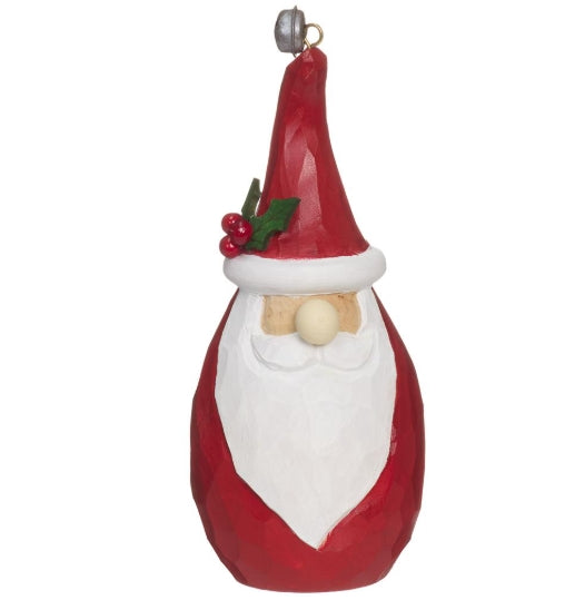 Red Round Santa - 7.5"