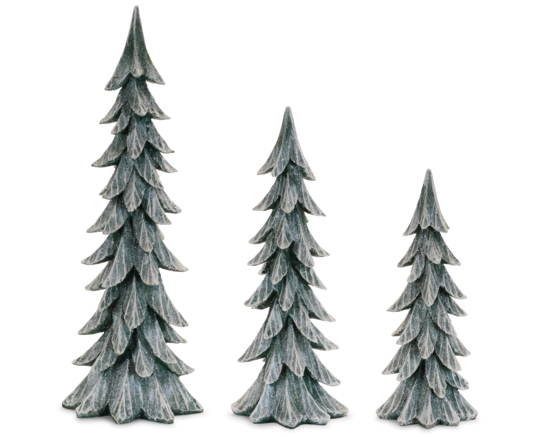 Snowy Green Tree - 3 Sizes