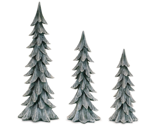 Snowy Green Tree - 3 Sizes