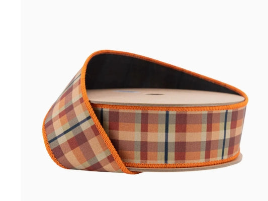 Fall Plaid w/Black Backing