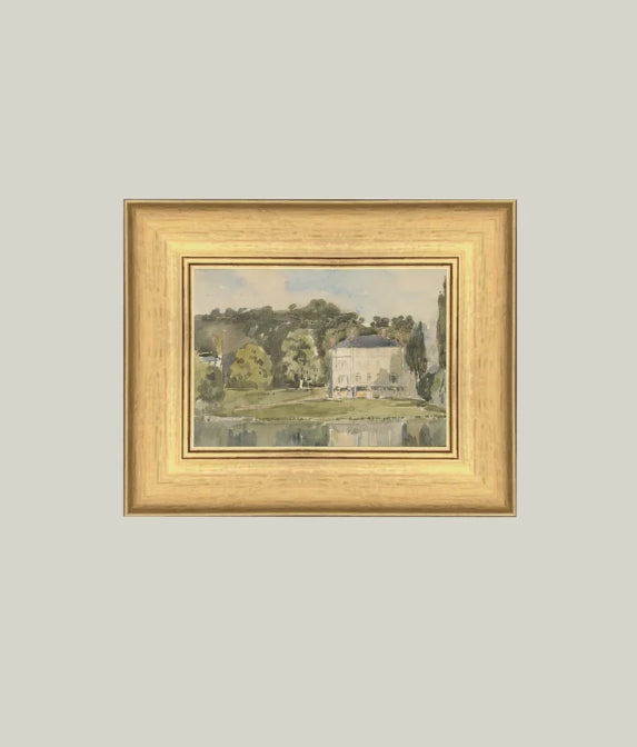 Chateau on the River Framed Art