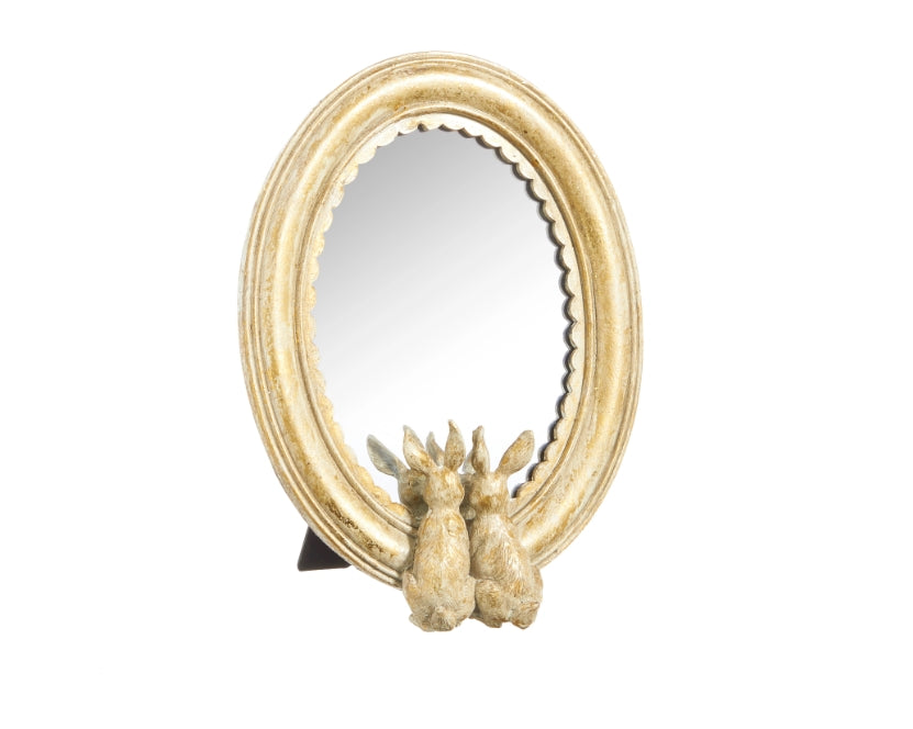 Gold Rabbits Mirrored