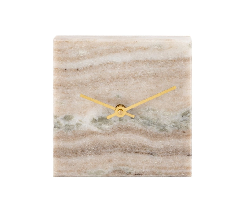 Morchino Marble Square Clock - 5.25"x5.25"