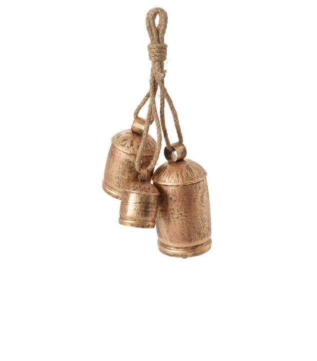 Gathered Hanging Bells - 7"x14"