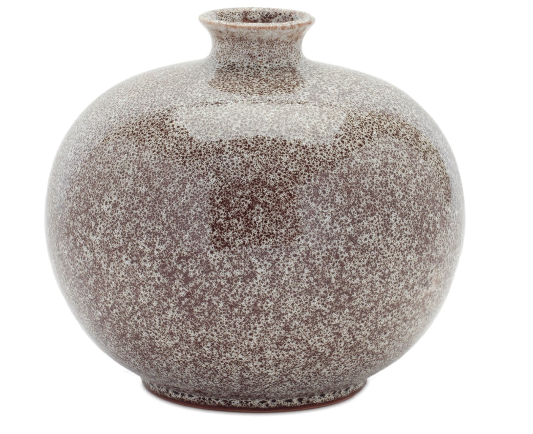 Speckled Vase - 7"Dx6.75"H
