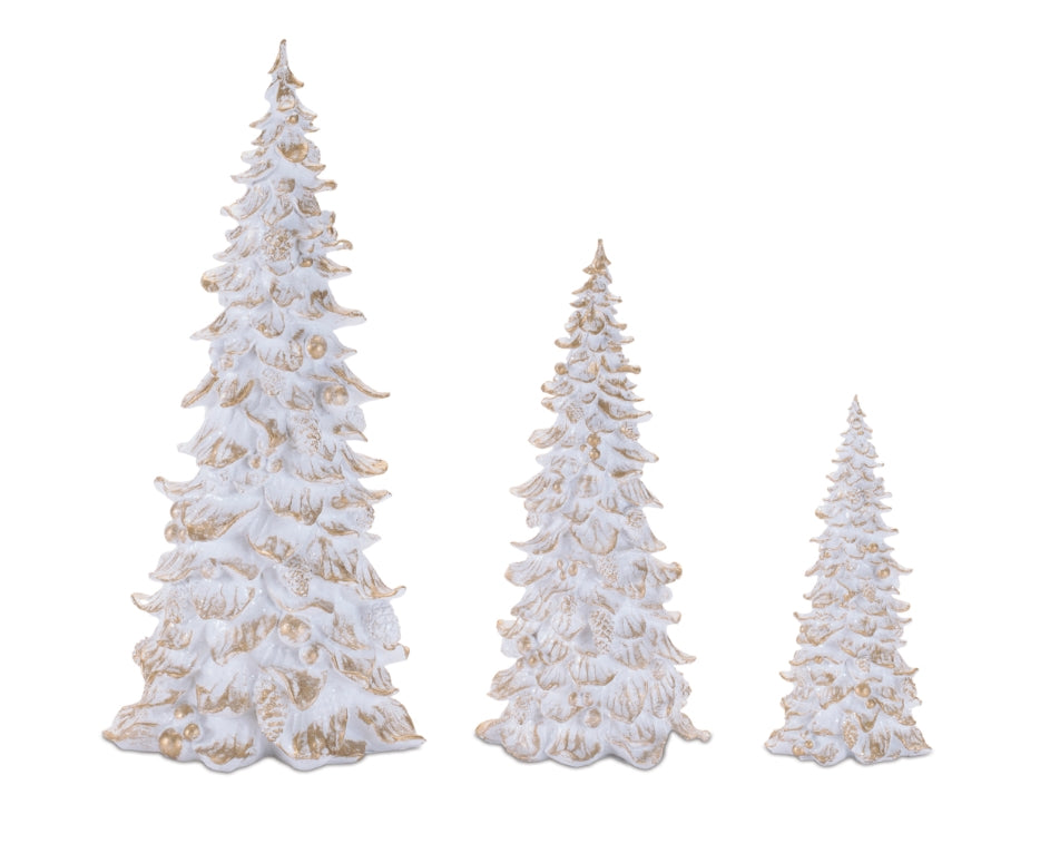 Whitewashed Gold Tree - 3 Sizes