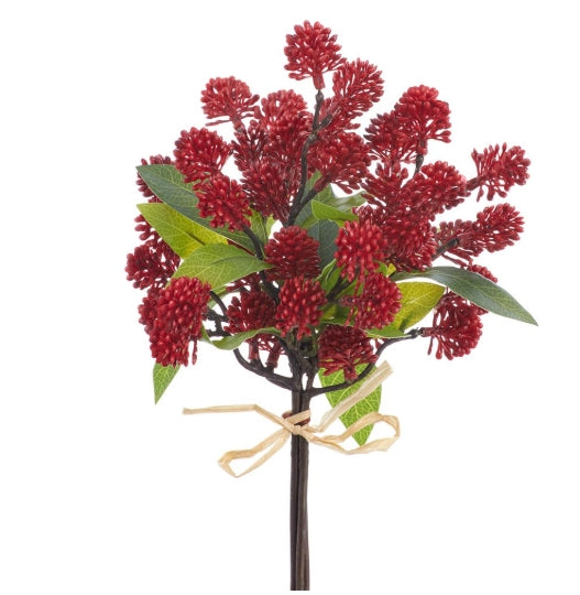 Soft Red Sedum Bundle of 3 - 11"