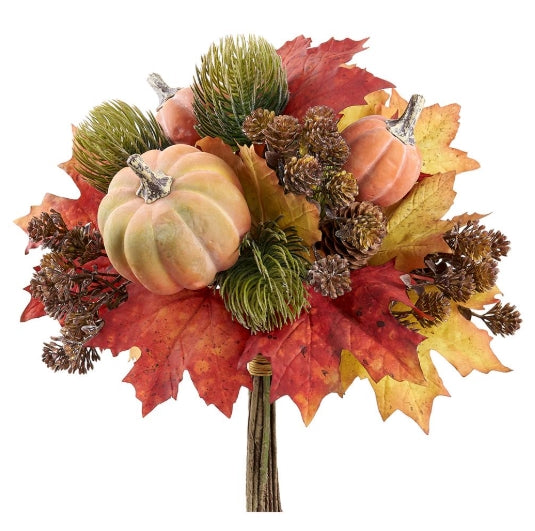 Pumpkin Fall Bouquet - 12"