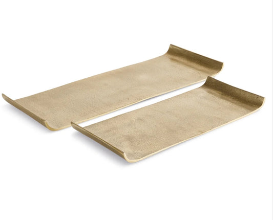 Damien Decorative Gold Tray - 2 Sizes