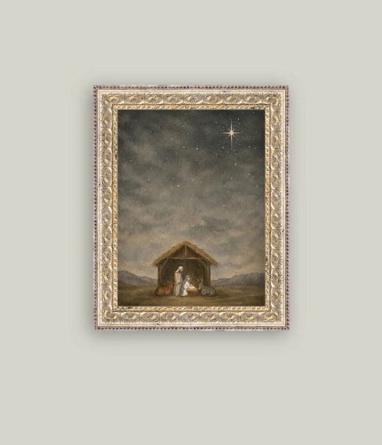 The Humble Stable Framed Art - 2 Sizes