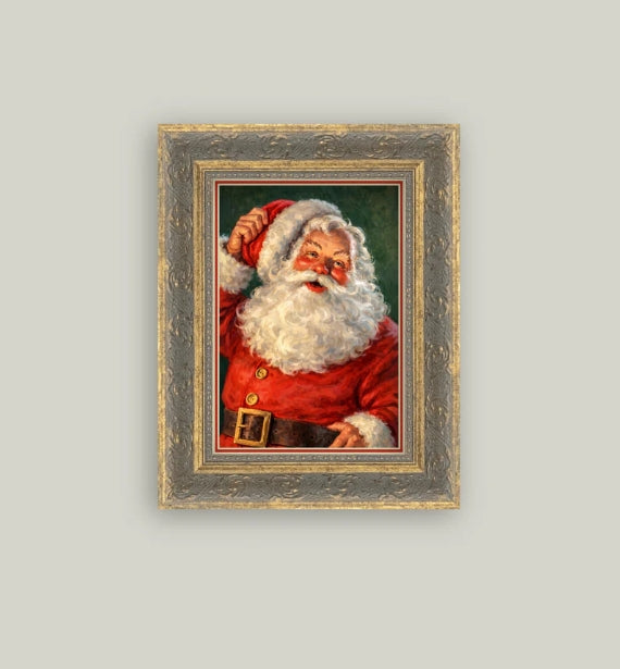 Jolly Ol' St. Nick Framed Art - 8"x10"