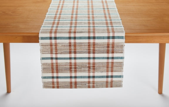 Terrain Plaid Fall Table Runner