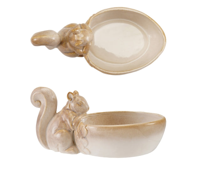 Cream Squirrel Bowl - 10.24"x5"