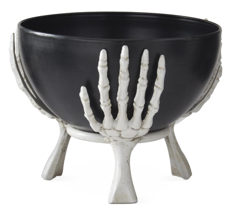 Skeleton Hands with Removable Black Bowl - 7.5"