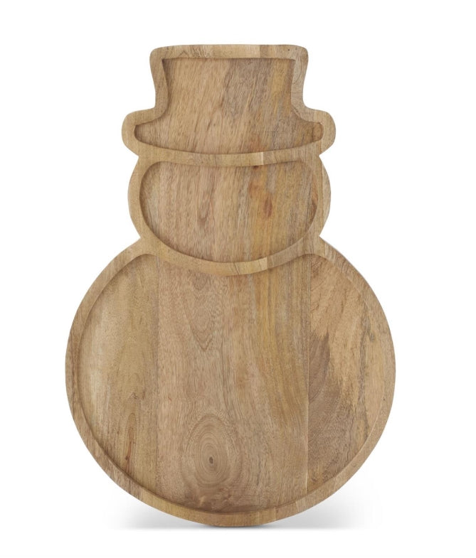 Wood Snowman Tray - 24"