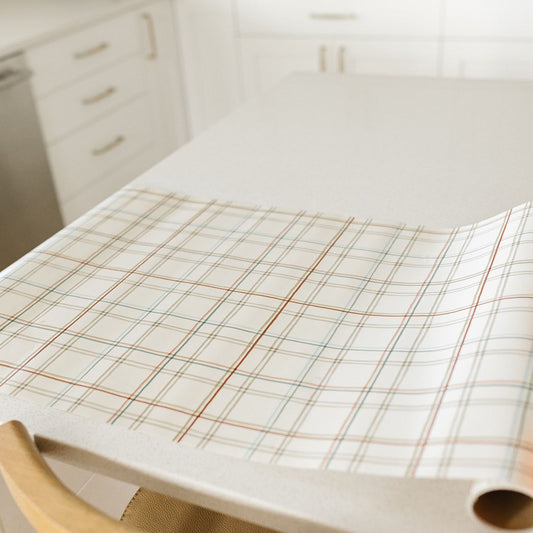 Fall Plaid Paper Runner