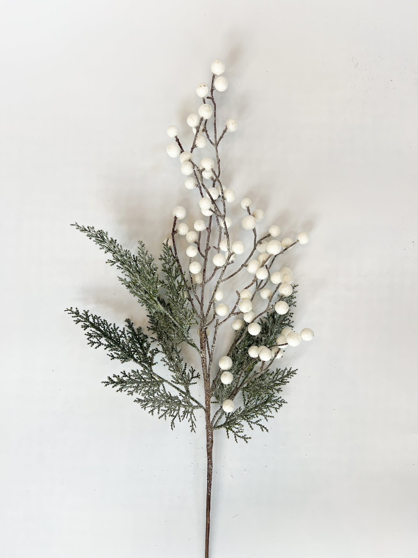 Pine White Berry Spray - 29"