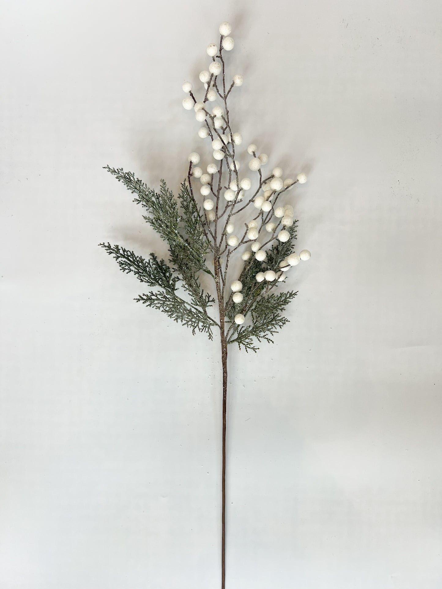 Pine White Berry Spray - 29"