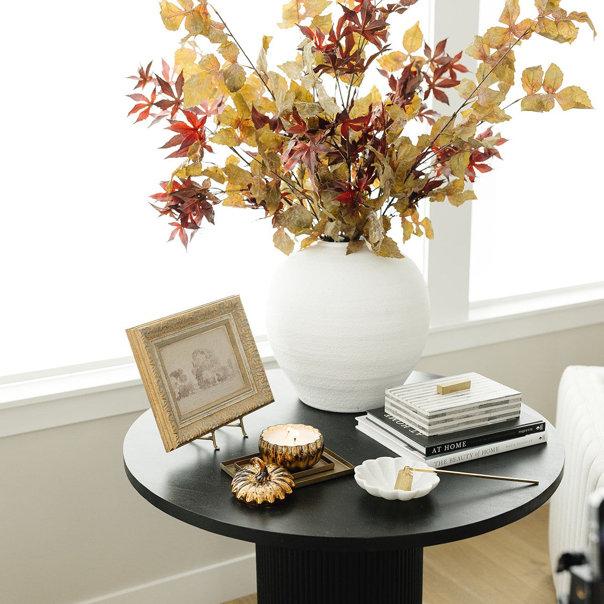 Gia White Cement Vase - 2 sizes