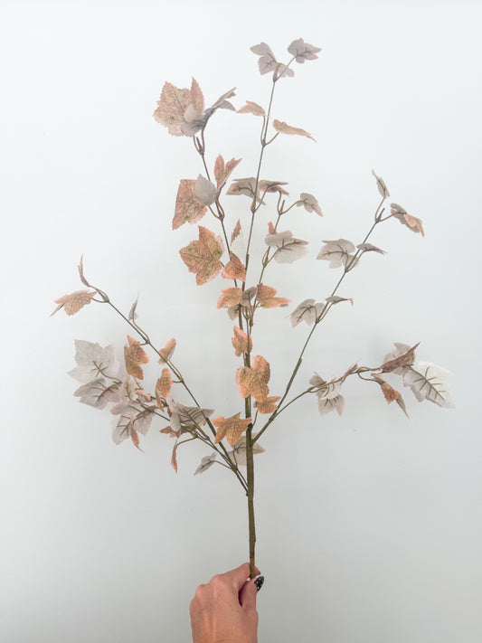 Maple Leaf Stem - brown/tan