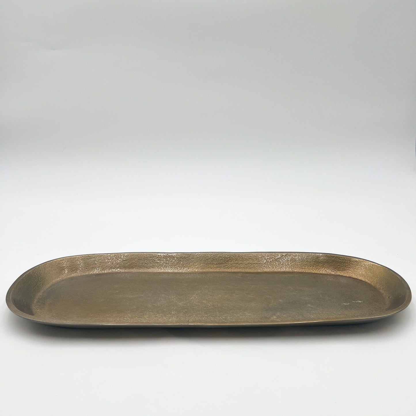 Brass Rectangular Curved Tray