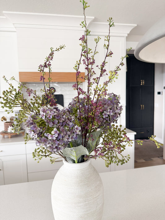 Hydrangea & Purple Spray Bundle