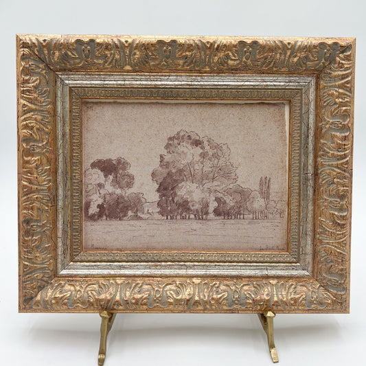 Field of Trees Framed Art