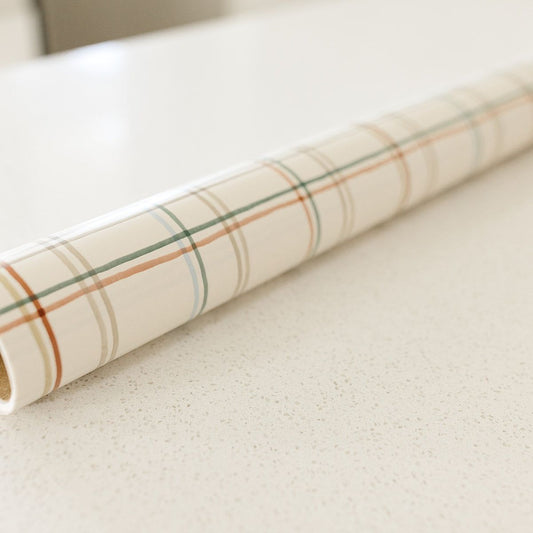 Fall Plaid Paper Runner