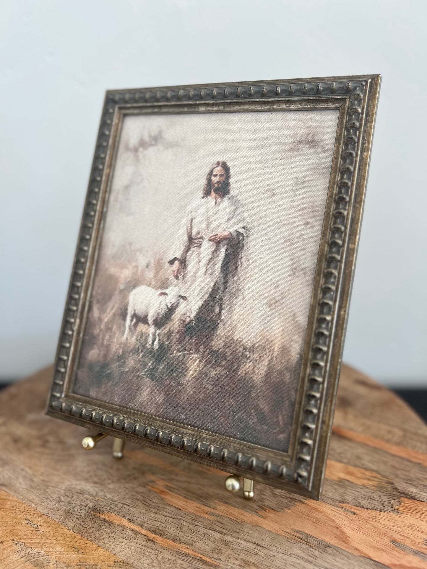 Christ with Lamb Canvas Art