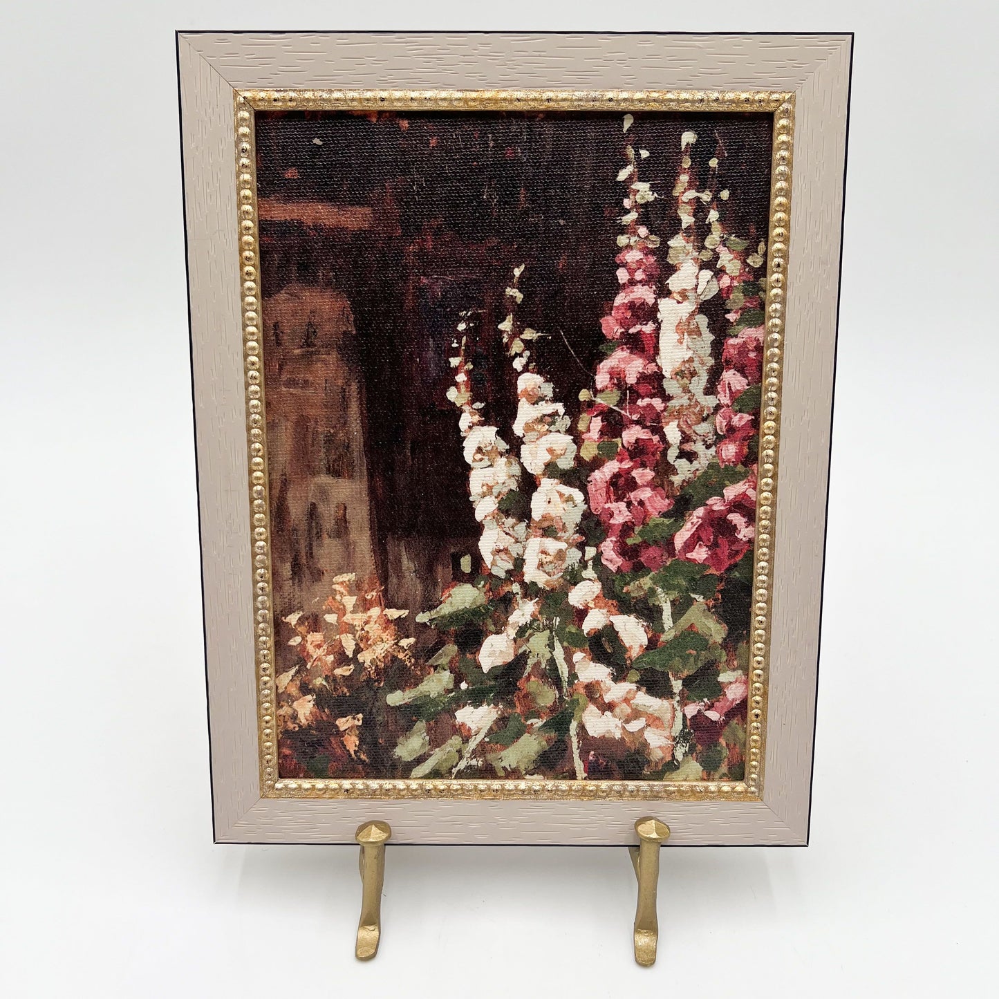 Hollyhock Scene