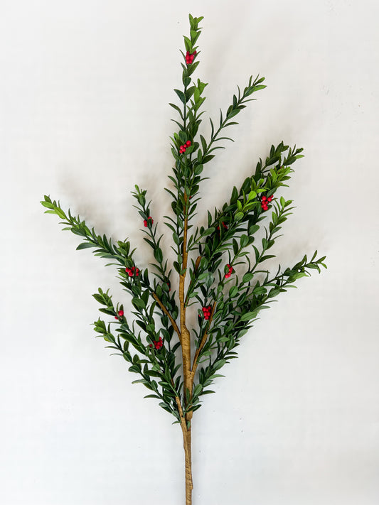 Real Touch Myrtle with Red Berries - 33"