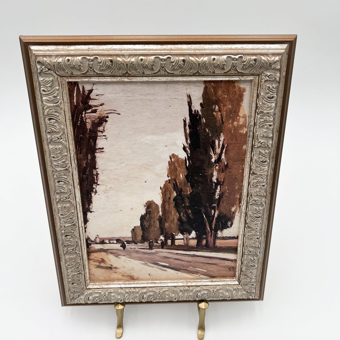 Autumn Tree Lane Framed Art