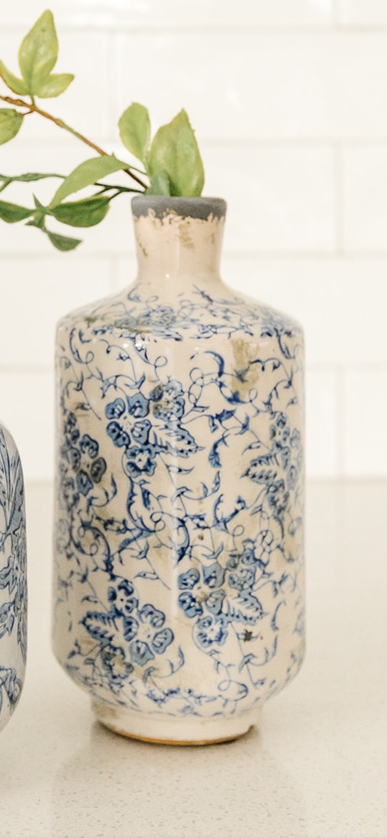 Blue Patterned Vase - 3 Styles