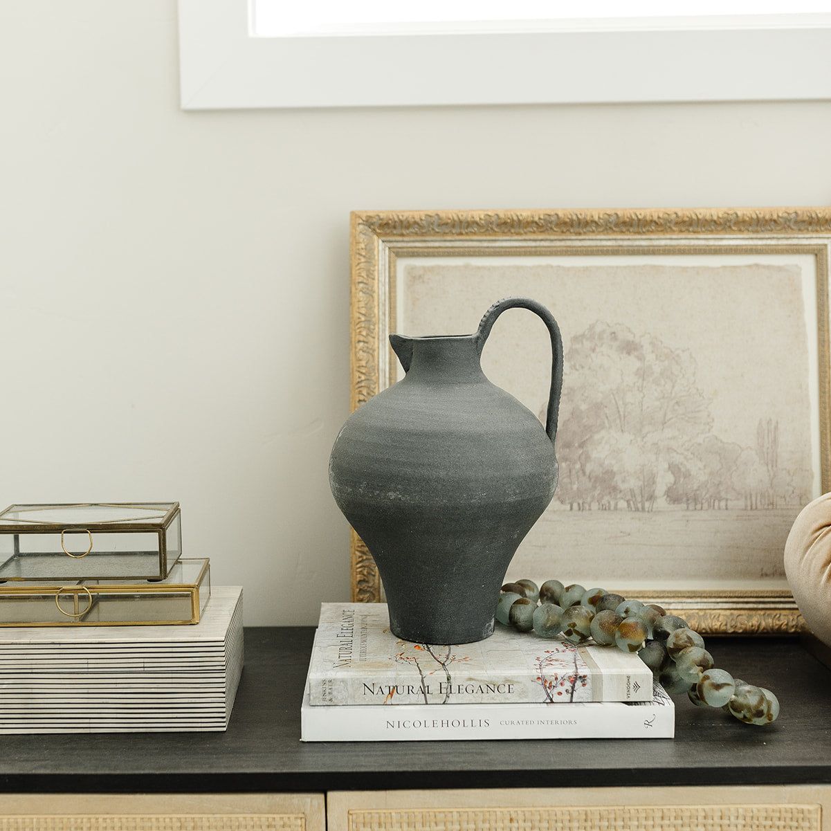 Raven Pitcher Vase - 2 Sizes