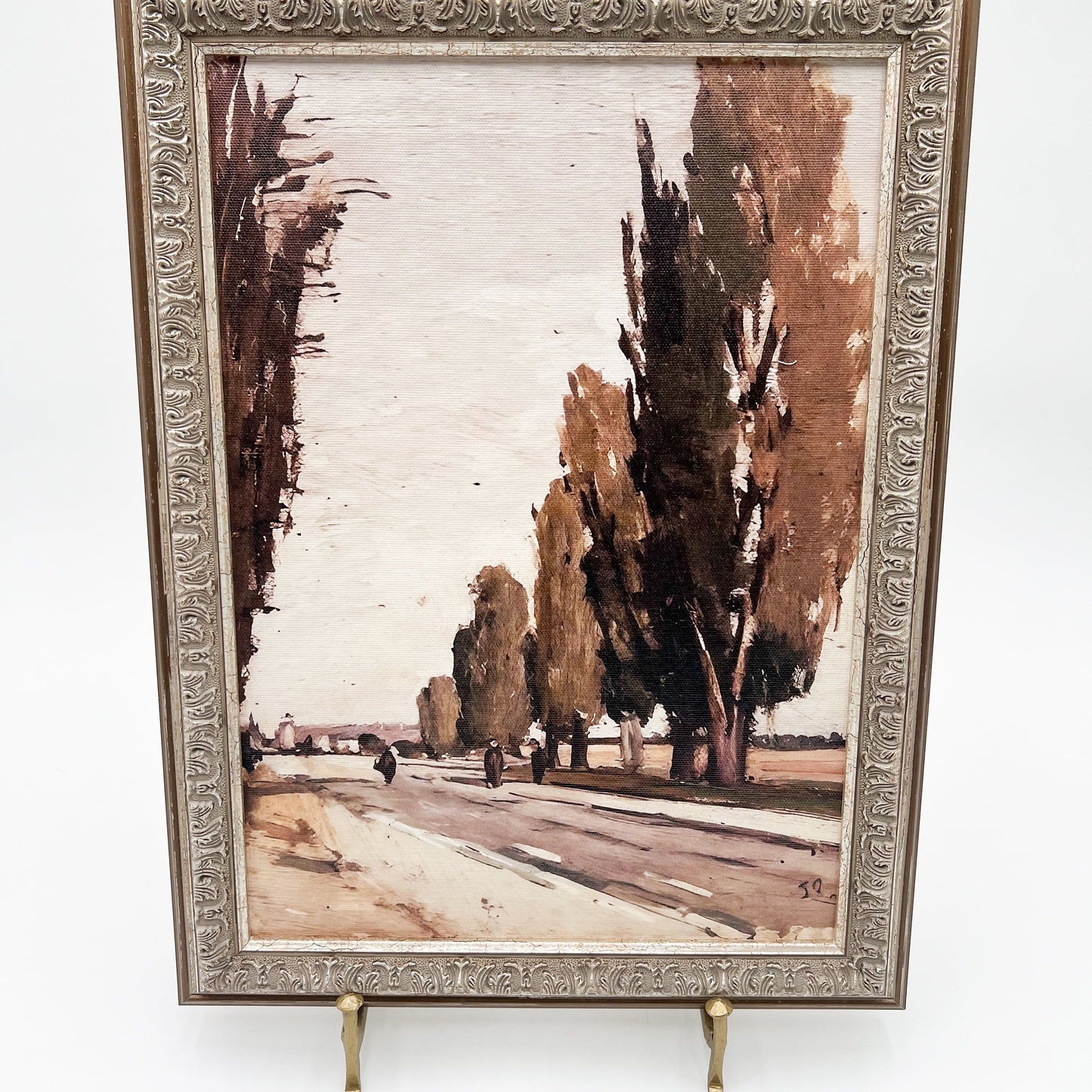 Autumn Tree Lane Framed Art