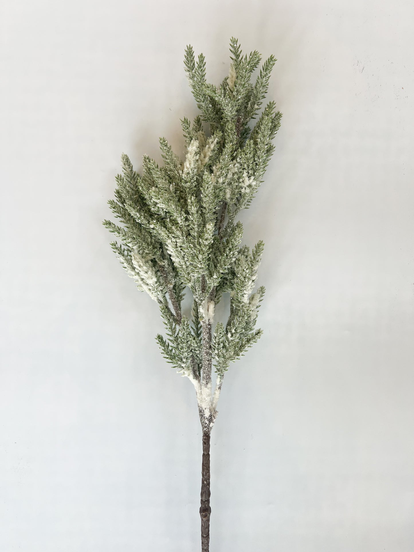 Glittered Snowy Pine Stem - 31"